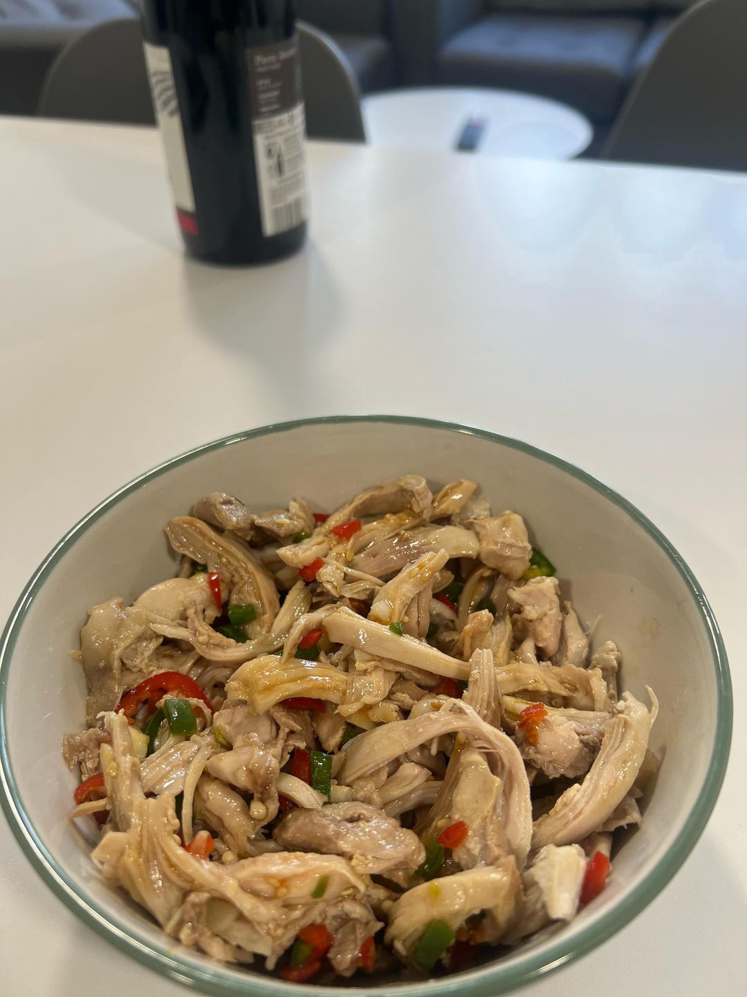 嫩滑葱油鸡腿