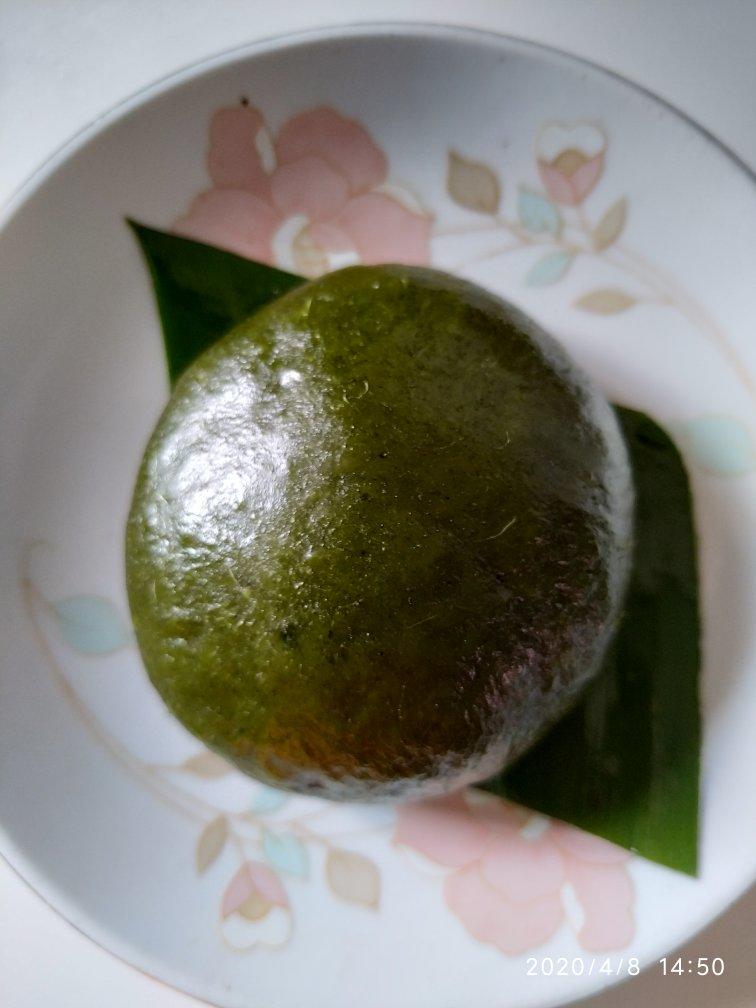 网红青团～～咸蛋黄肉松青团