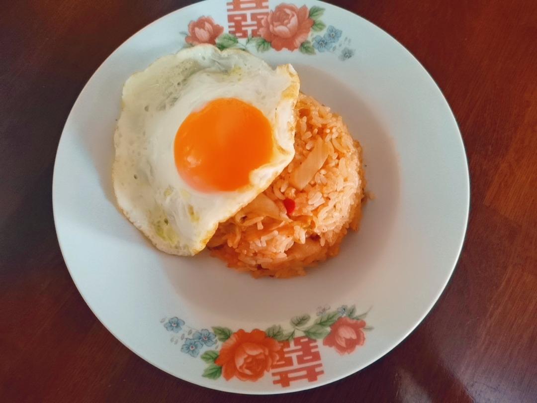 辣白菜肥牛炒饭
