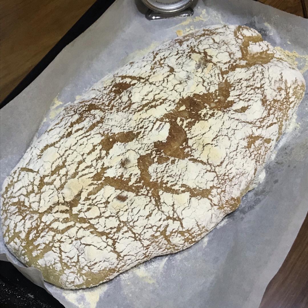 完全不用揉的面包，对，完全不用揉！ | Ciabatta
