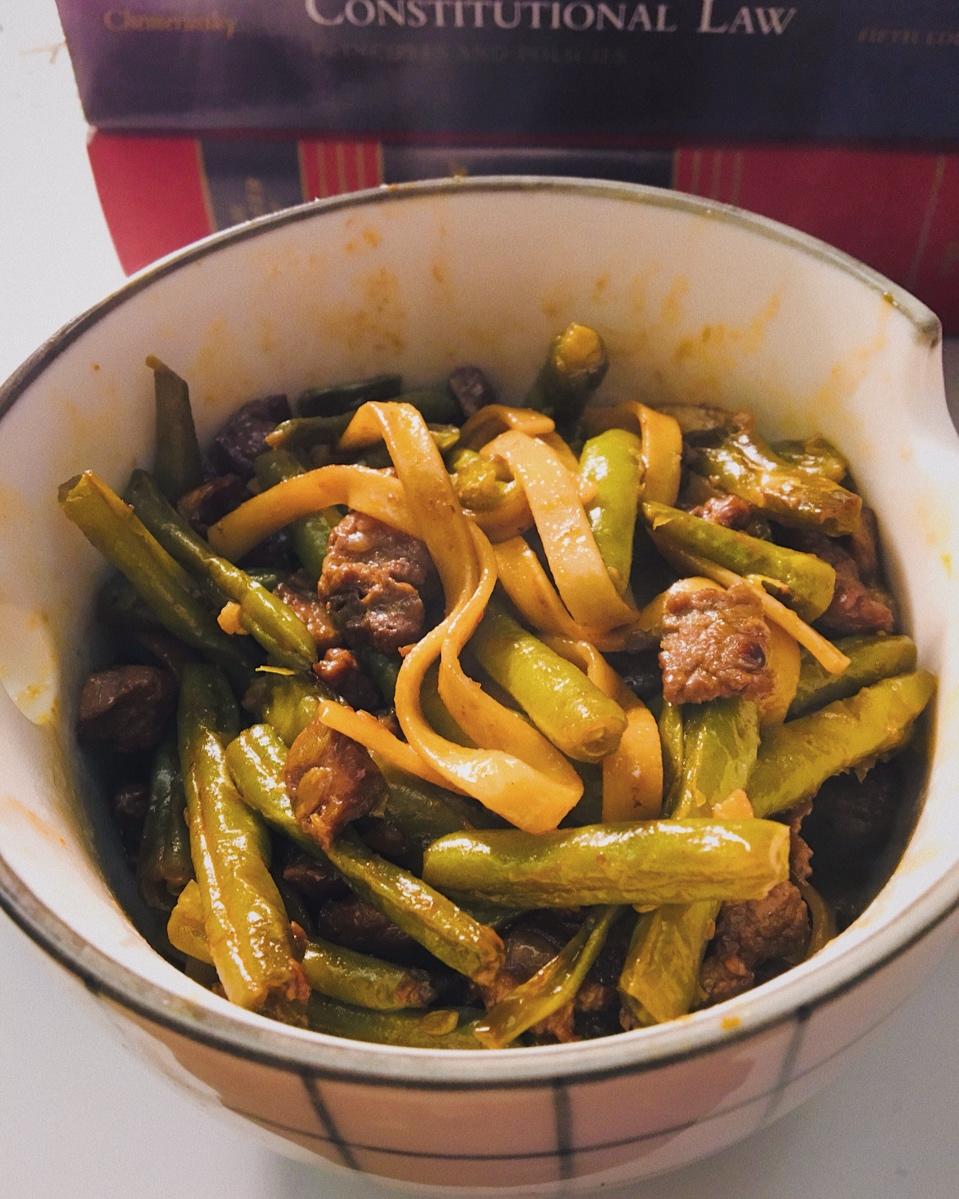 豆角焖面