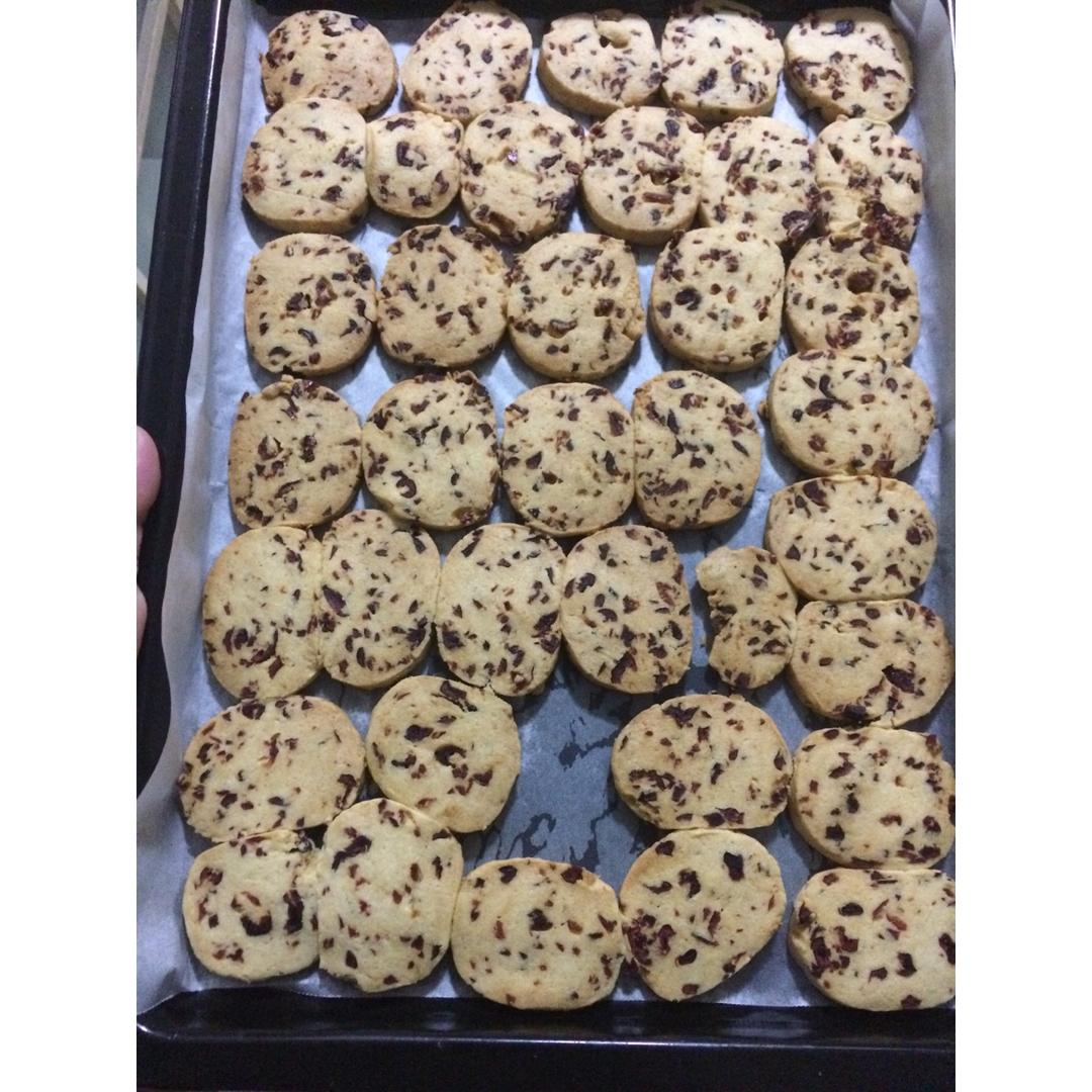 低糖少油版蔓越莓饼干