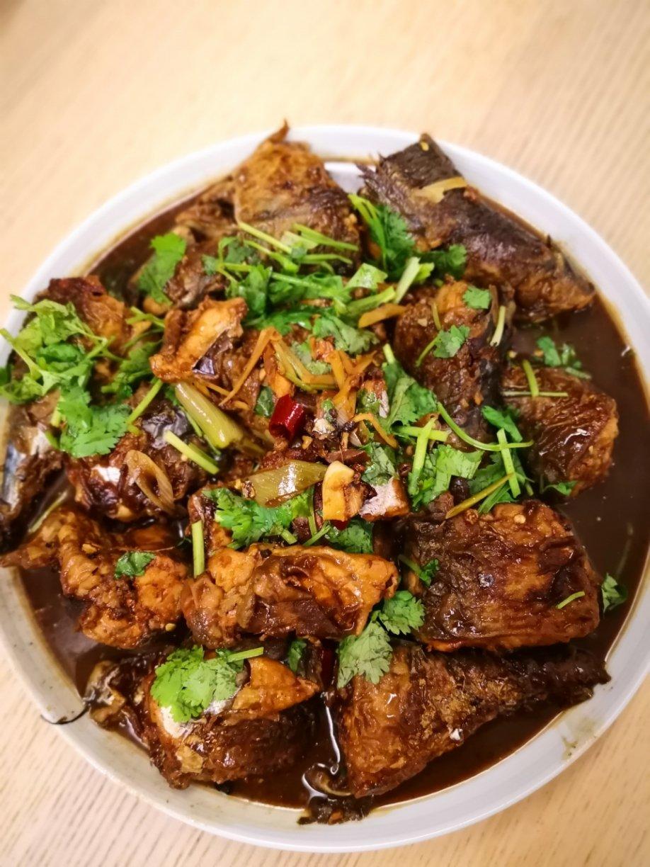 锦江熹琳做的海边的味道红烧鲅鱼段