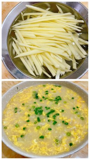 疙瘩汤合集-西红柿/土豆丝的做法 步骤2