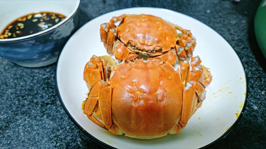 清蒸大闸蟹