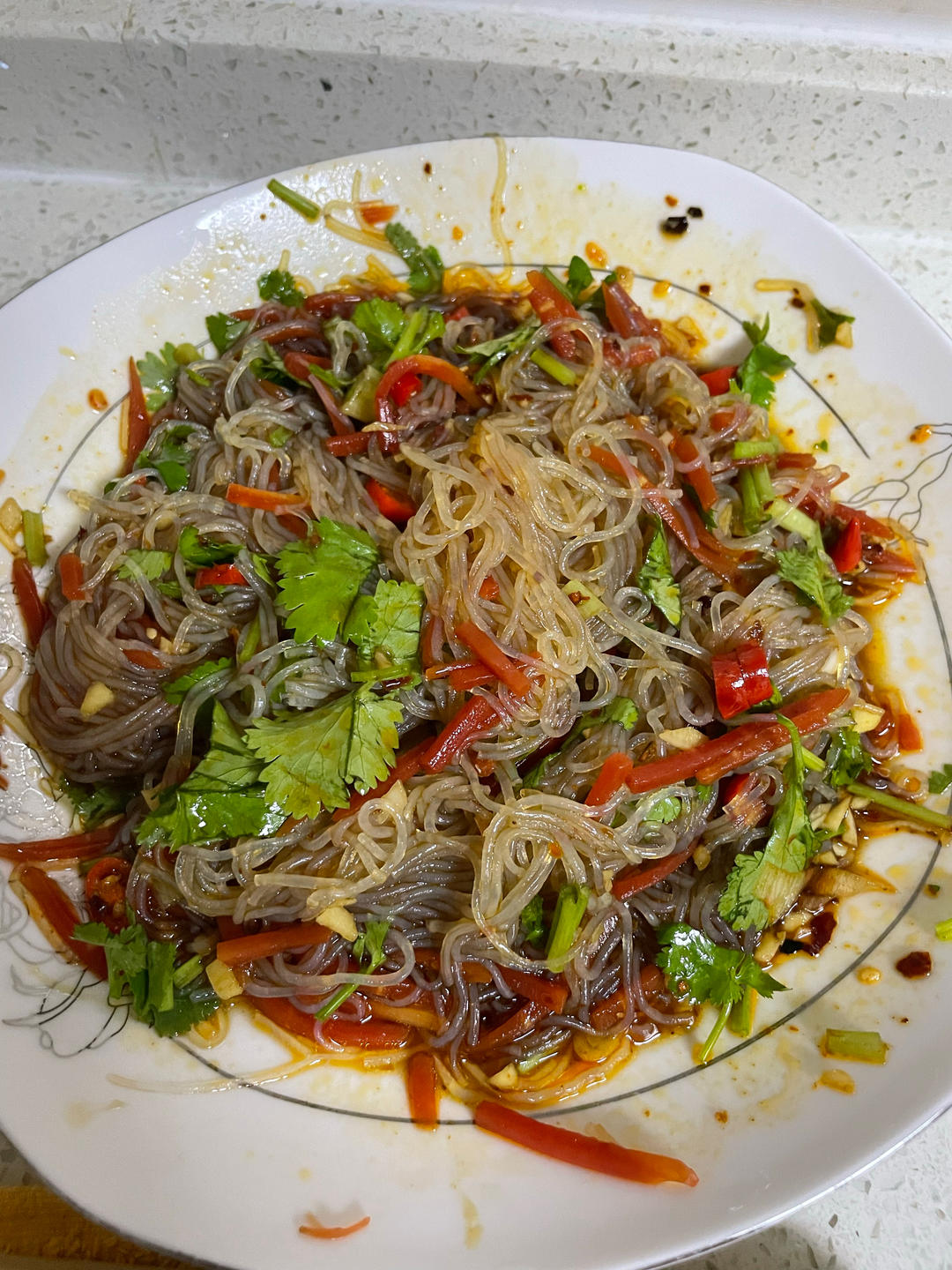 简易版凉拌粉丝
