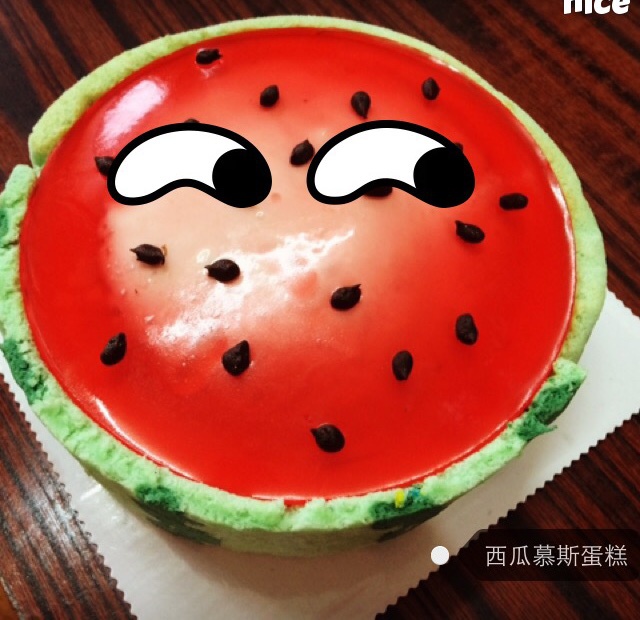 夏日冰凉西瓜慕斯