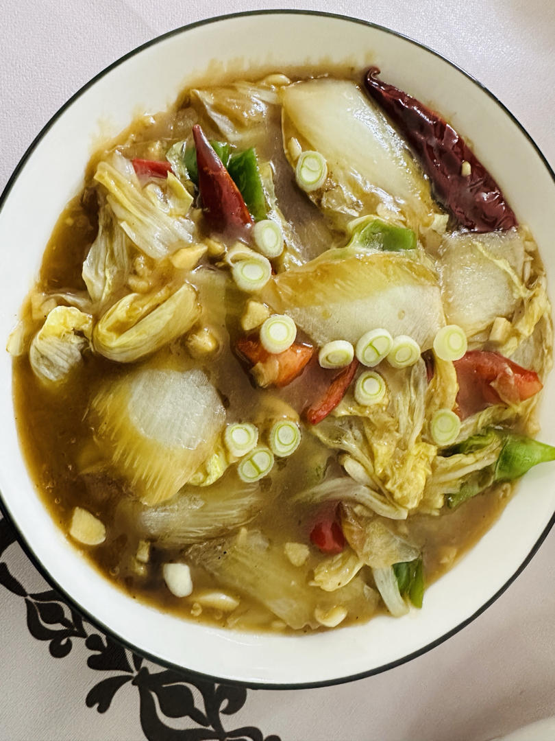 爆下饭的酸辣白菜（零难度）
