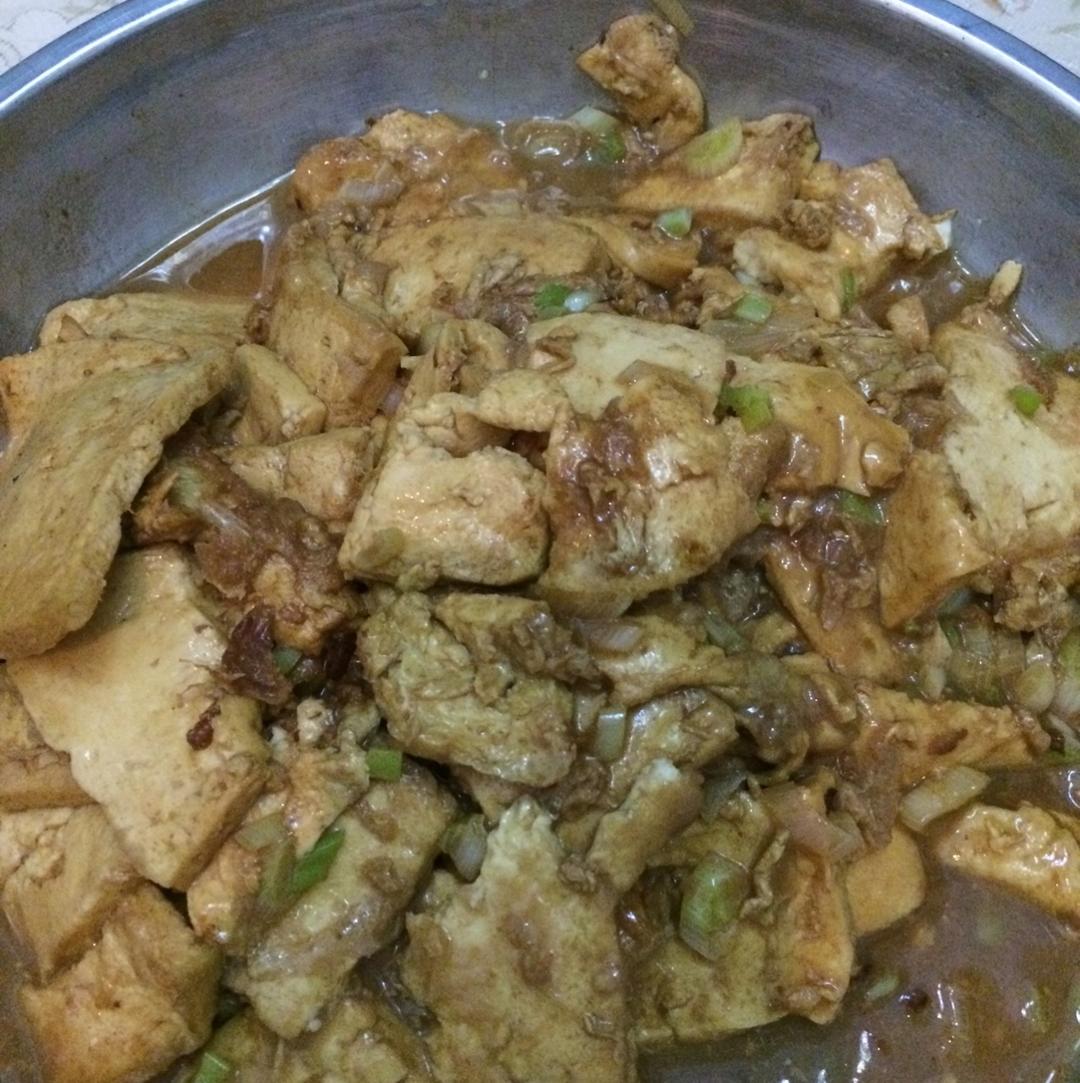 蚝油嫩豆腐