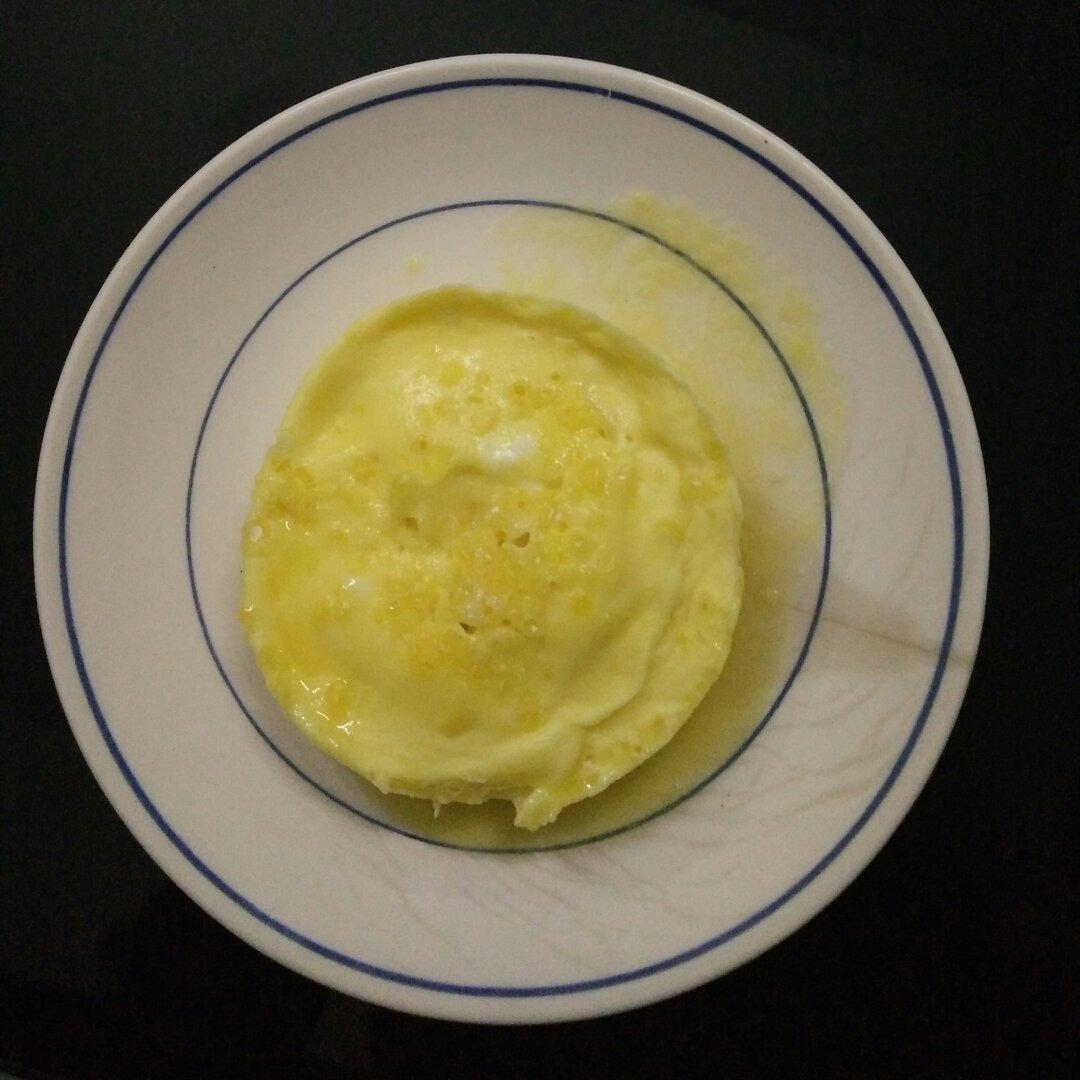 懒人食|1分钟微波炉柠檬酸奶小蛋糕（无油低脂版）