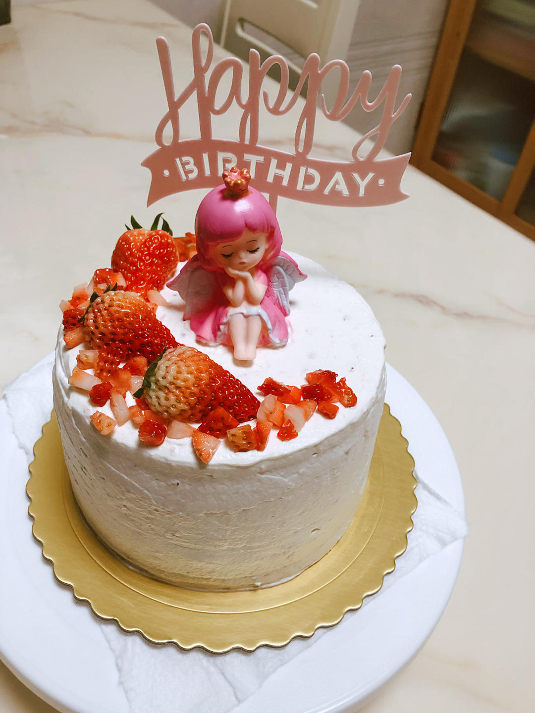 草莓蛋糕（自制草莓酱）