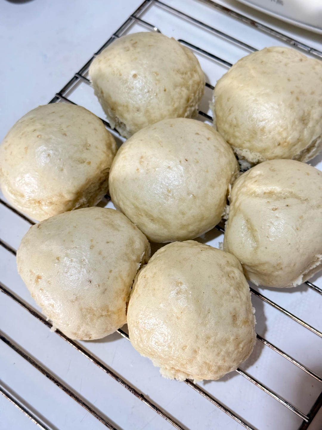 烫面馒头（一次发酵，个个水光肌）