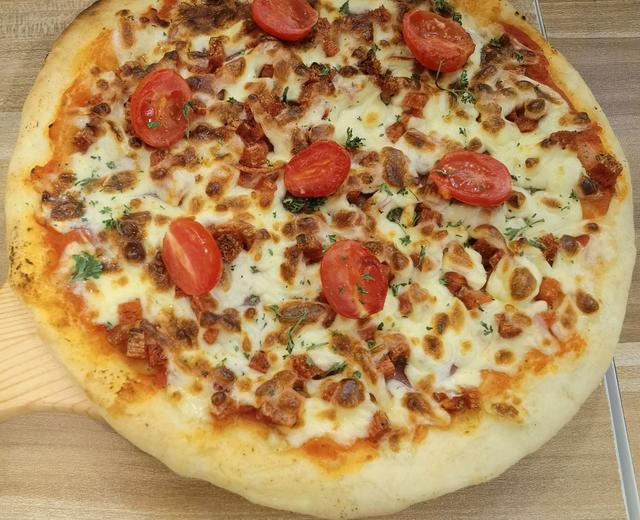 萨拉米肠（辣条）披萨的做法