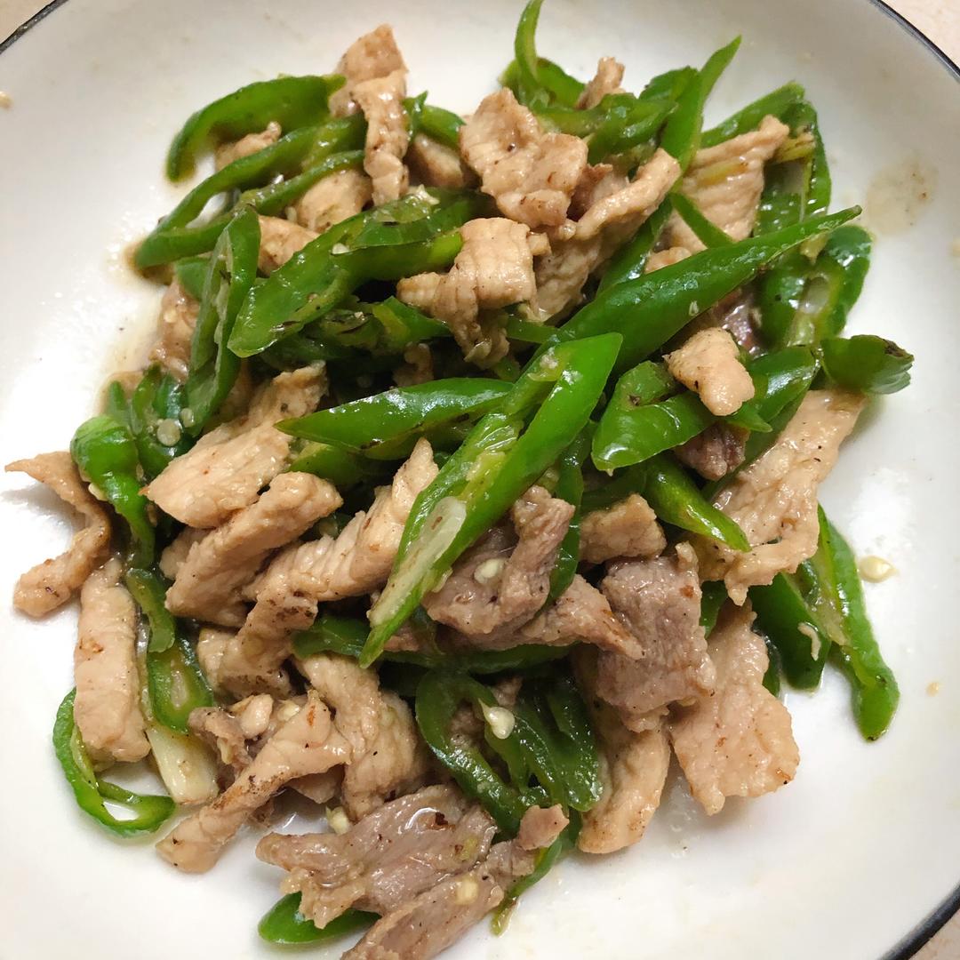 青椒炒肉的做法