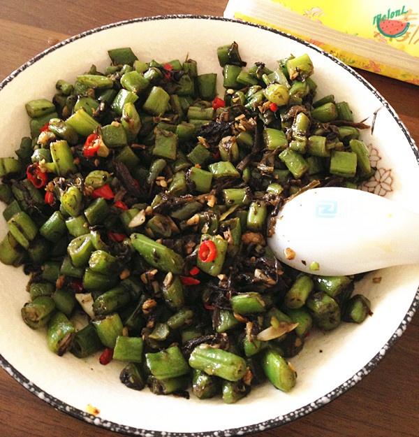 橄榄菜炒四季豆