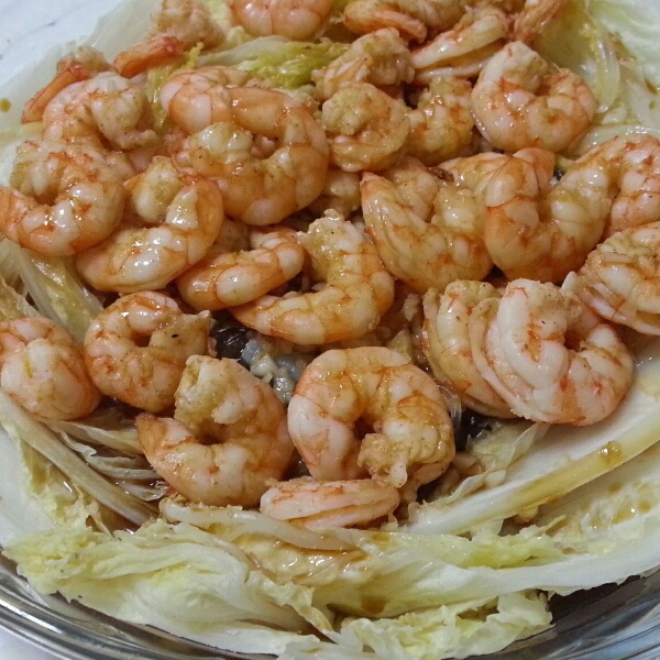 粉丝蒜蓉开边虾