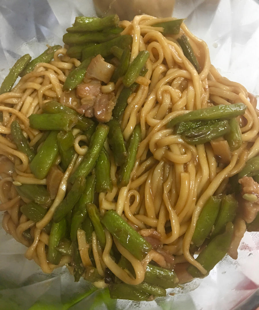芸豆焖面（附万能的腌肉不老的办法）