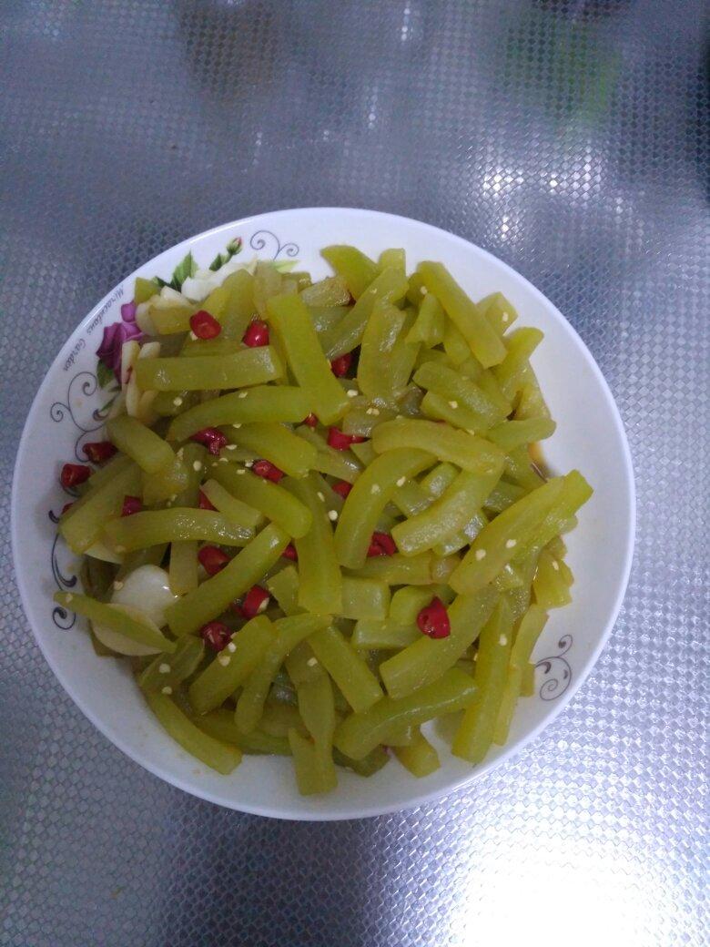 小米辣腌莴笋（青笋）