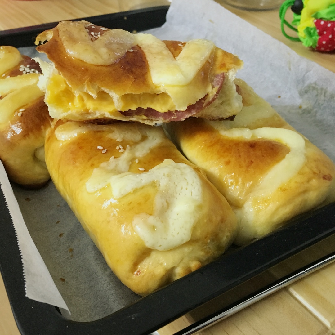 芝士火腿软面包（烘焙新手基础款）