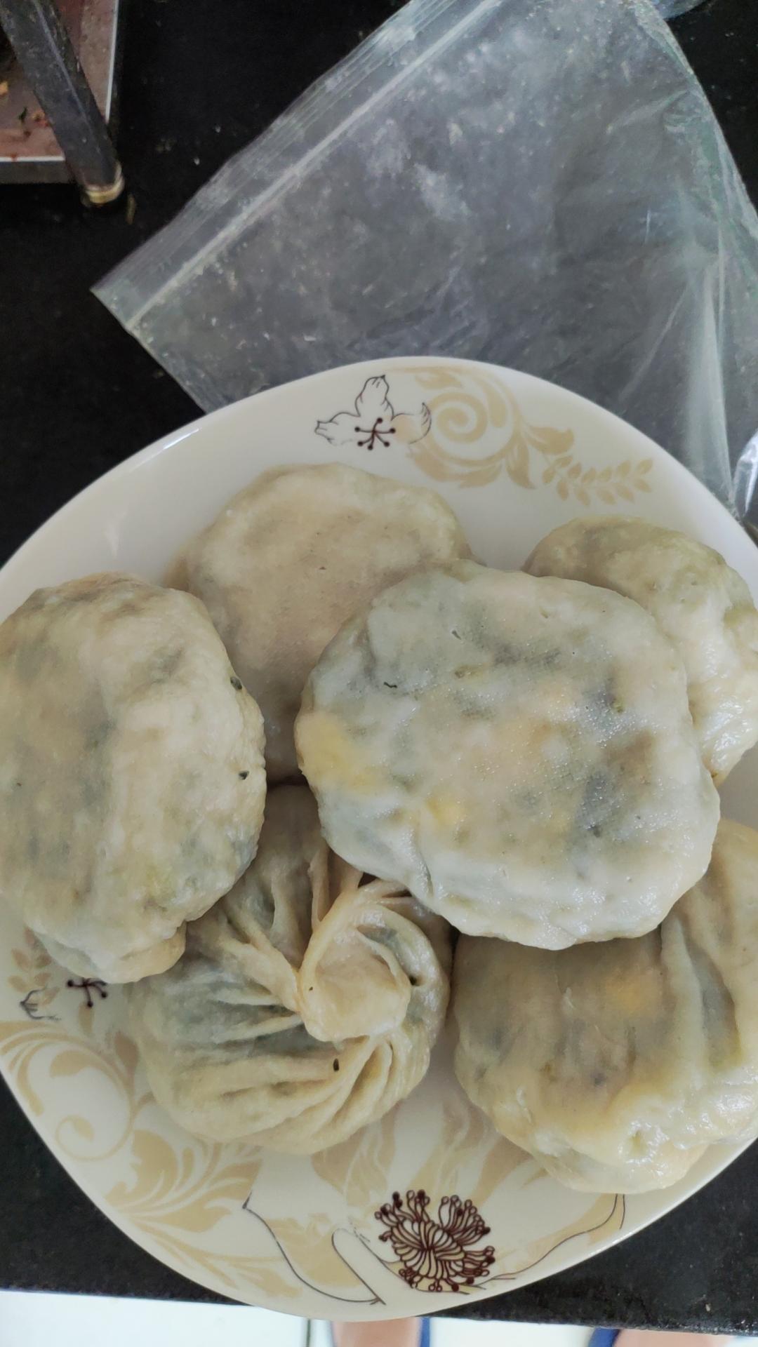 虾皮小白菜素包子