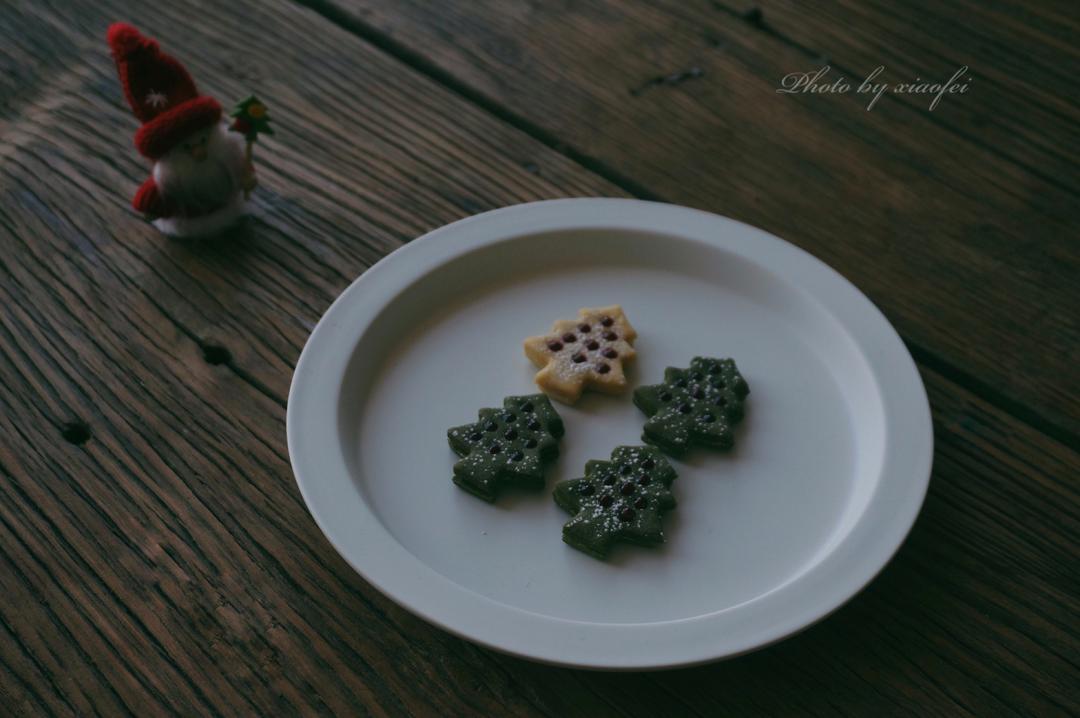 圣诞树双色夹心饼干的做法 步骤22