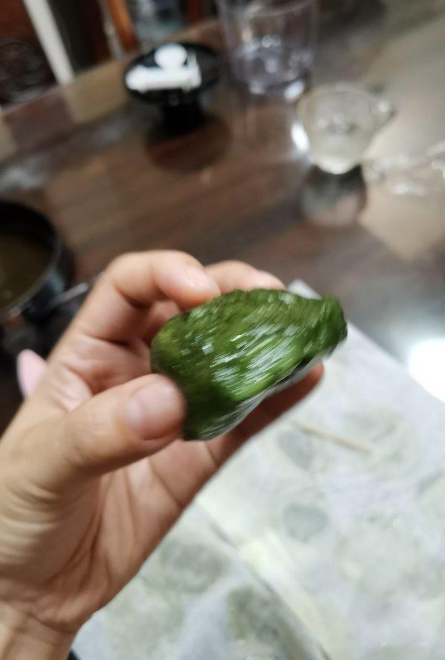 超详细艾草青团(咸蛋黄肉松馅）