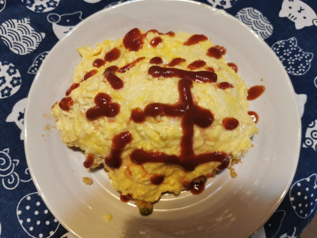 【生酮低碳】蛋包饭，附两种蛋包法