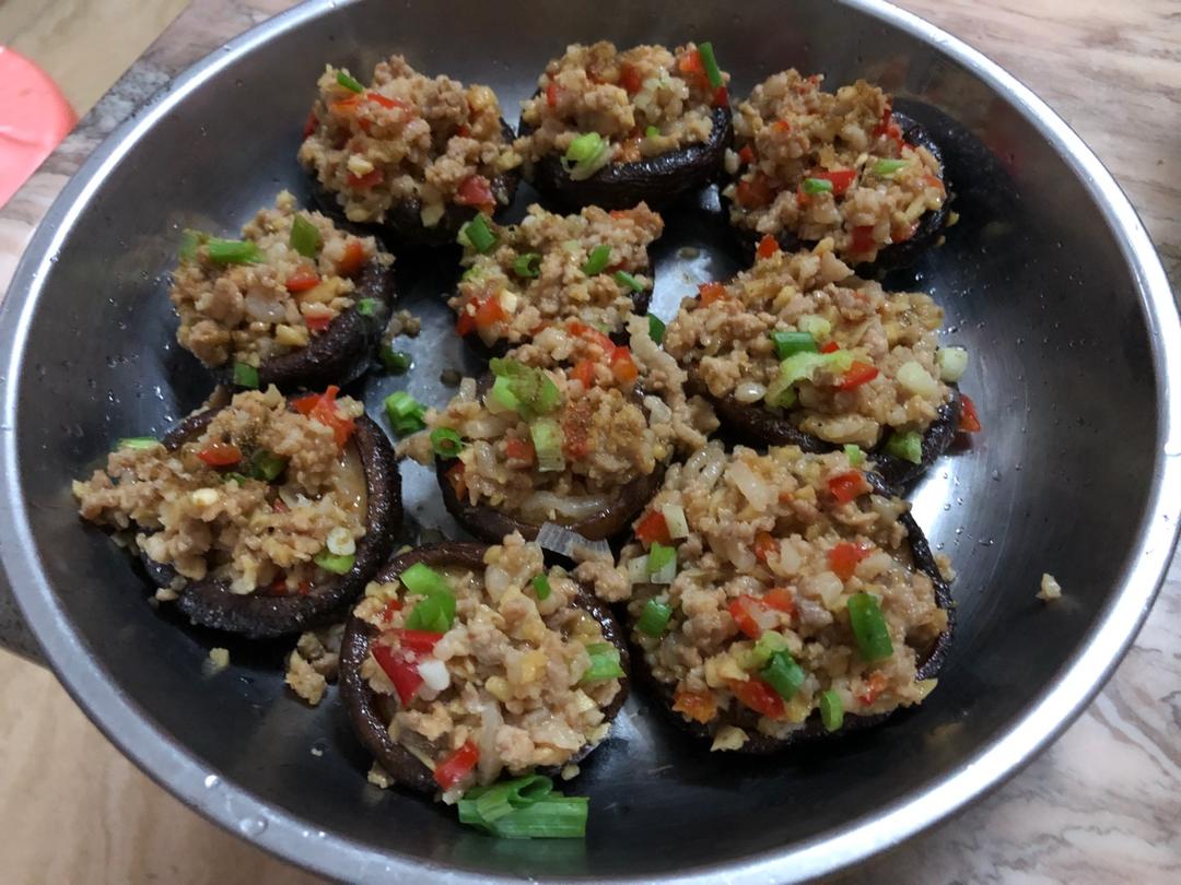 蒜蓉孜然烤香菇