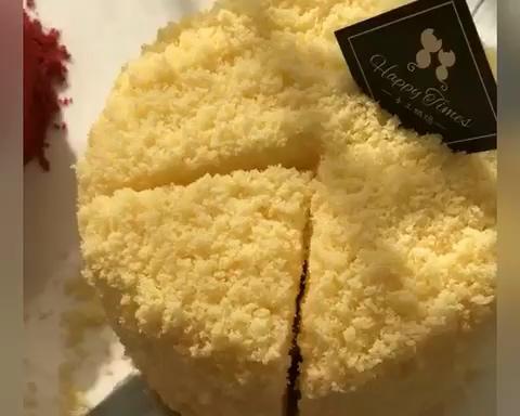 柠檬双层流心芝士蛋糕（5寸加高）的做法