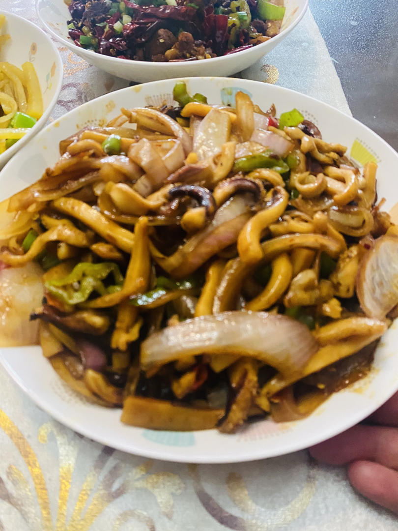 爆炒鱿鱼干