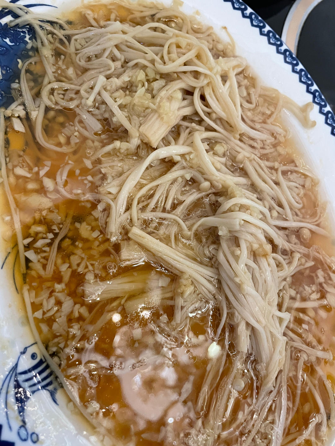 蒜蓉蒸金针菇