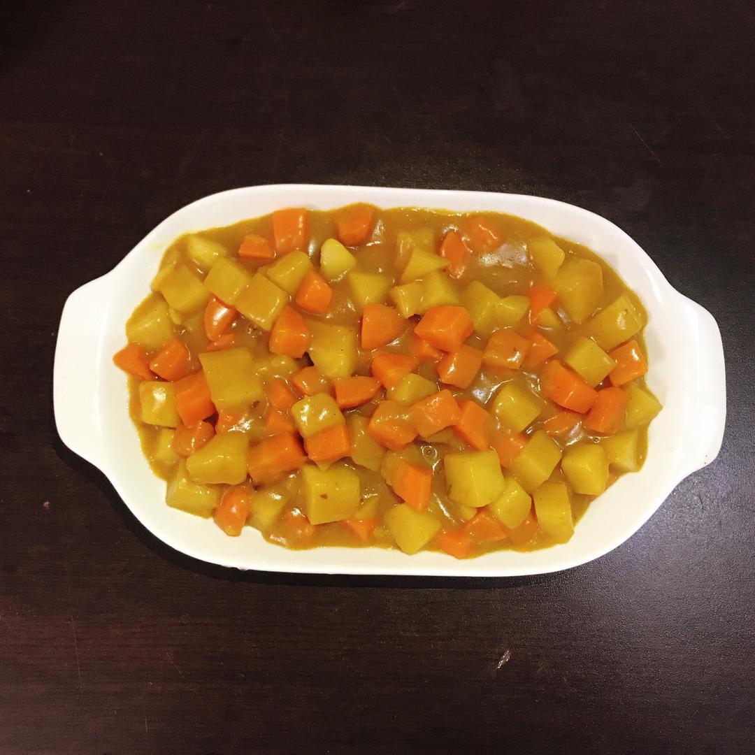 eva1029做的全蔬咖喱土豆