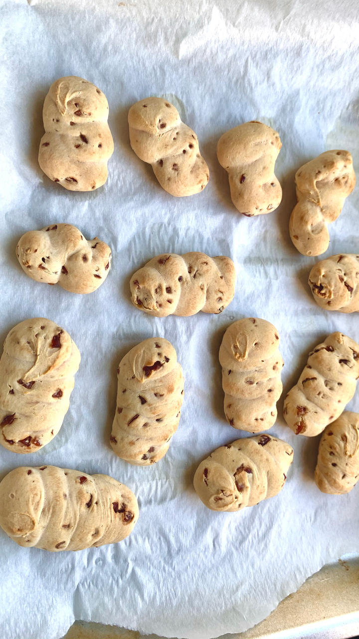 糯米粉烤箱版｜蔓越莓麻薯🍒酸酸甜甜糯叽叽