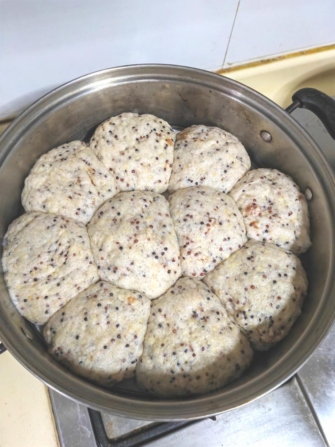 藜麦红枣馒头丨干净碳水丨减肥友好