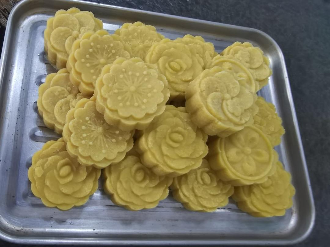 奶香绿豆糕（无豆腥味，超快手不麻烦）