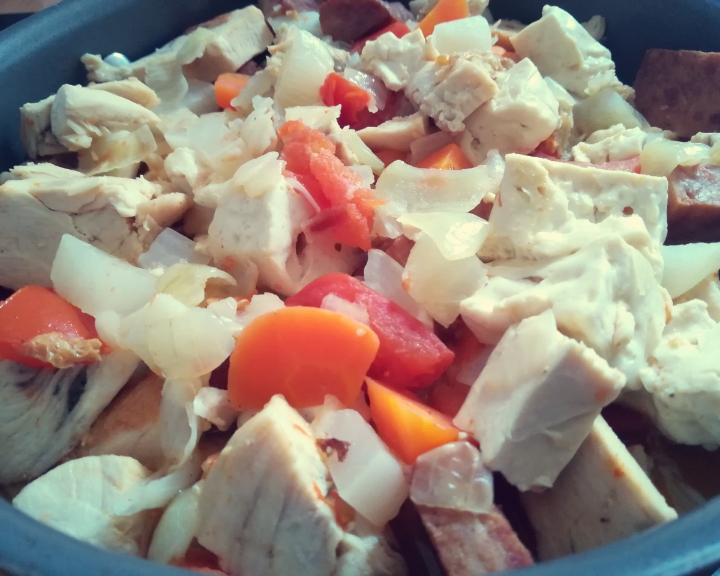 杂蔬焖鸡肉——15分钟一餐系列二的做法