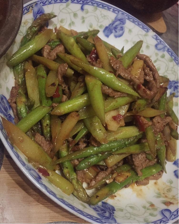 芦笋炒肉