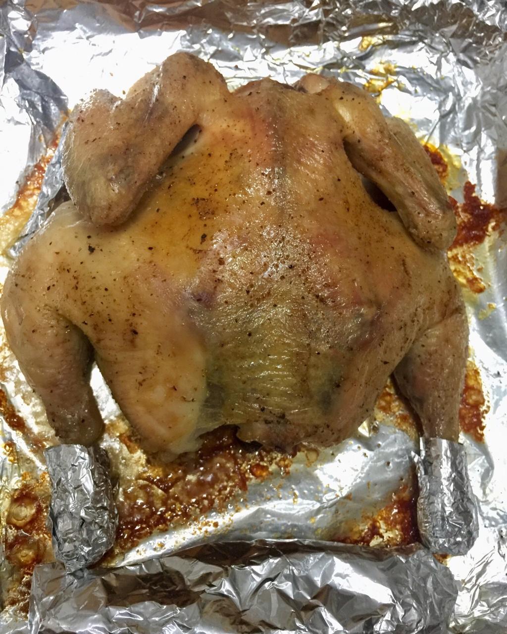 田螺姑娘超级简单不用腌制脆皮烤鸡