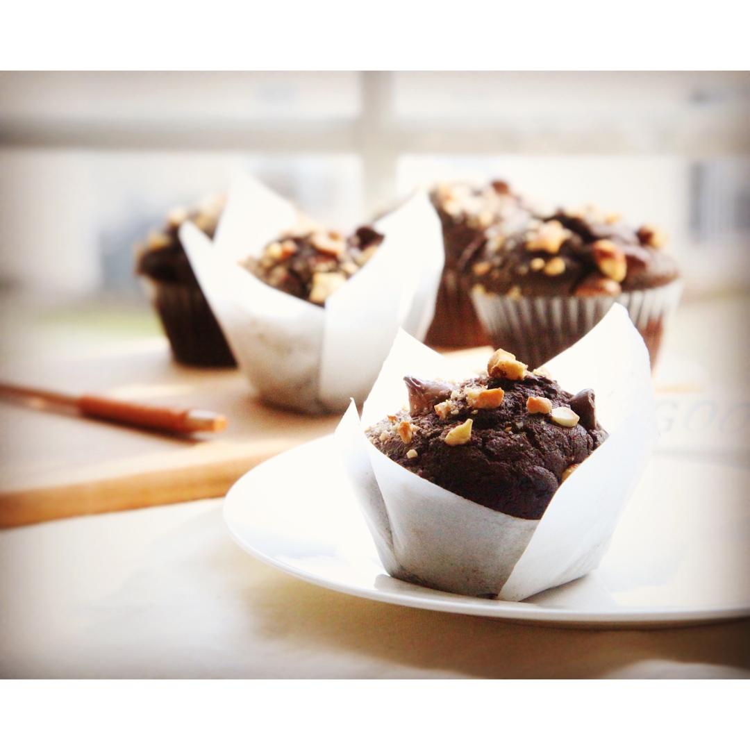 浓情巧克力摩卡马芬<Chocolate Espresso Muffins>