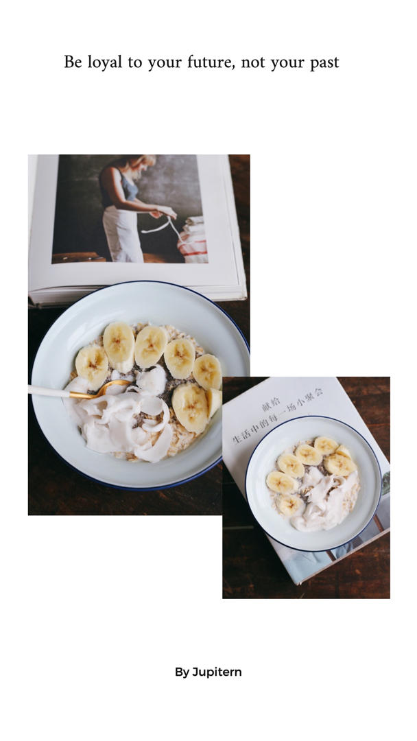 overnight oatmeal 极简营养餐