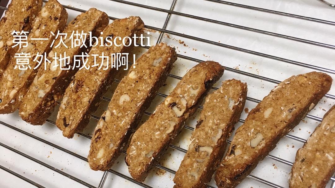 【健康零食】燕麦坚果意式脆饼