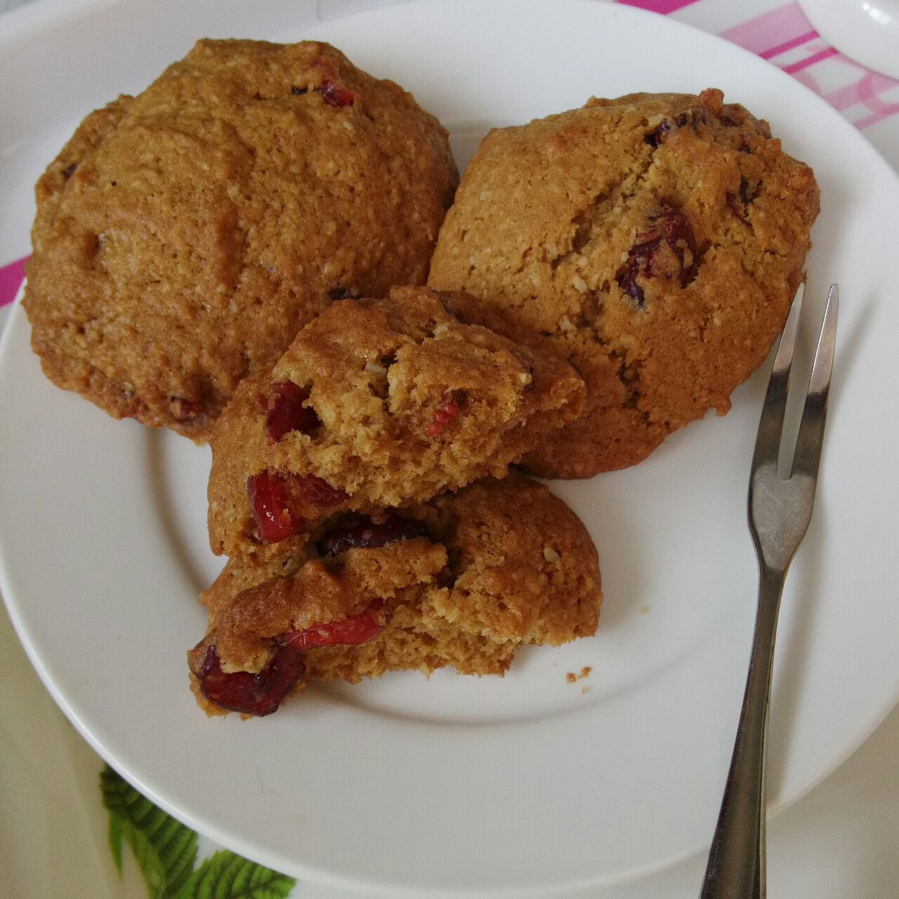 蔓越莓椰子曲奇 Cranberry & Coconut Cookies