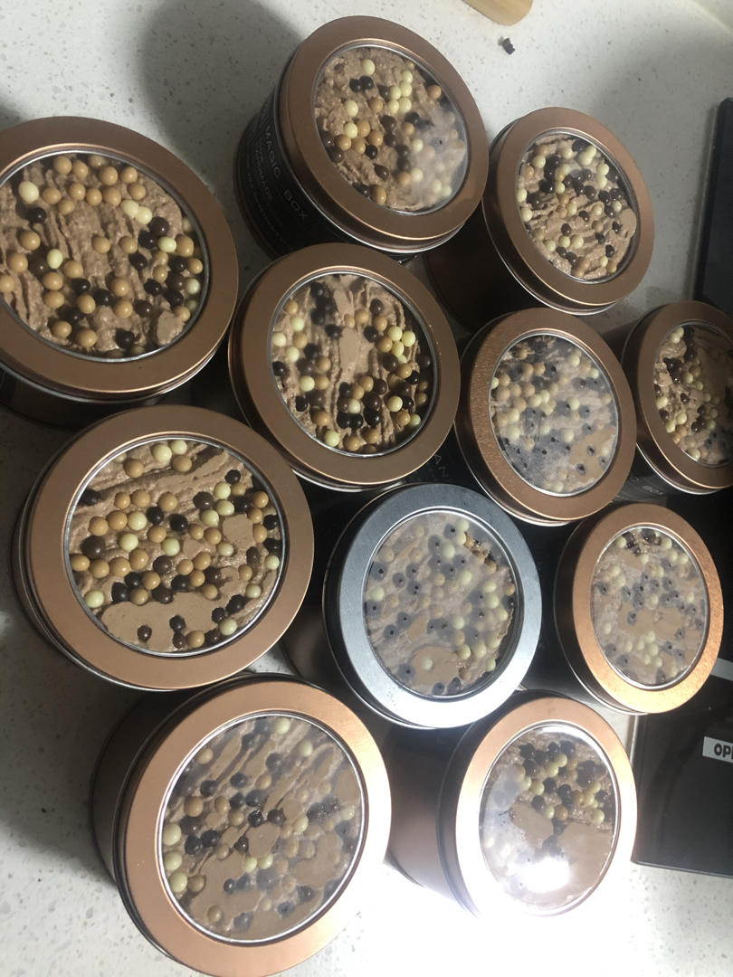 巧克力马斯卡彭脆珠冰淇淋盒子蛋糕