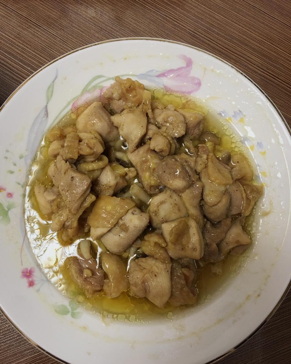 菌菇蒸鸡肉