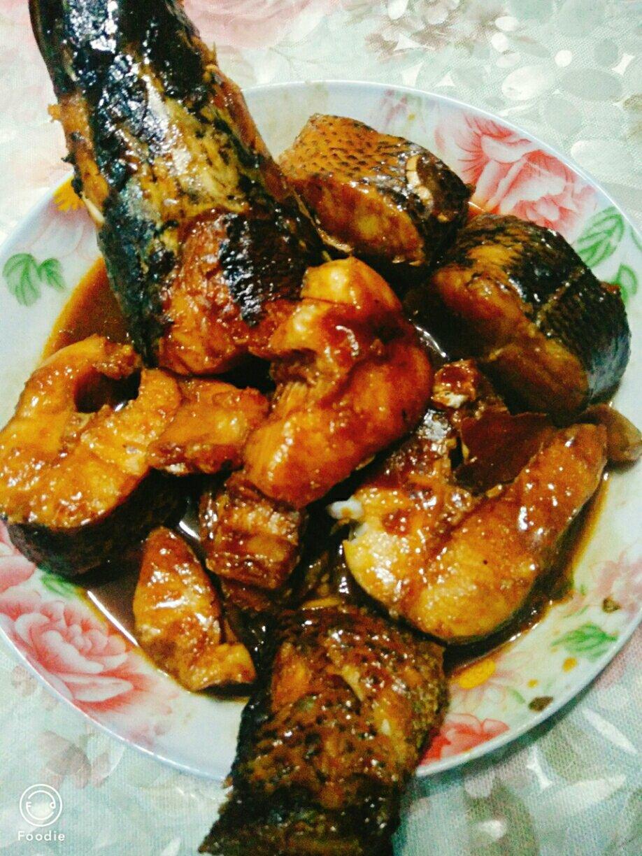 风过无痕_0sil做的红烧黑鱼段