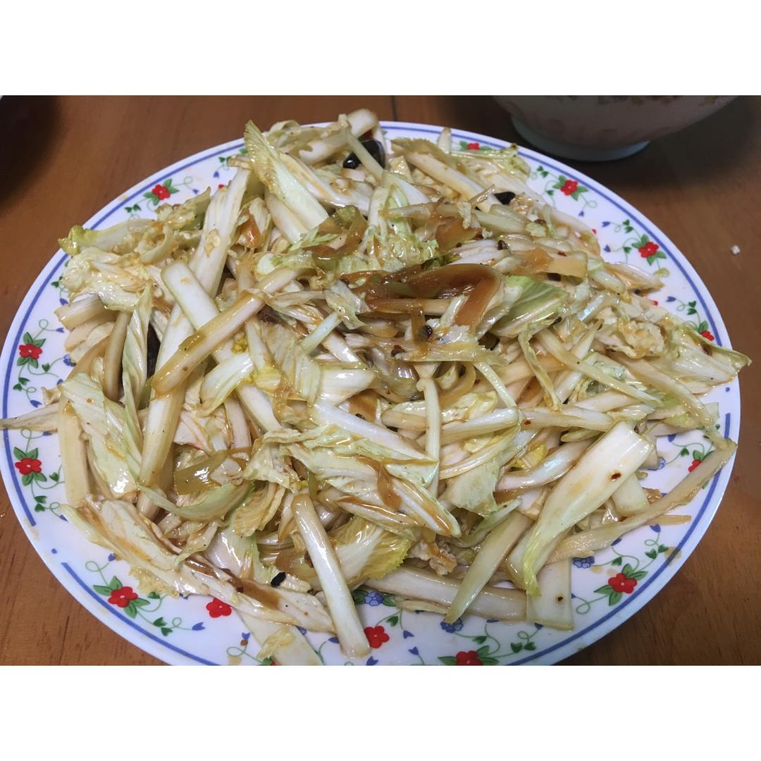 炝拌白菜心