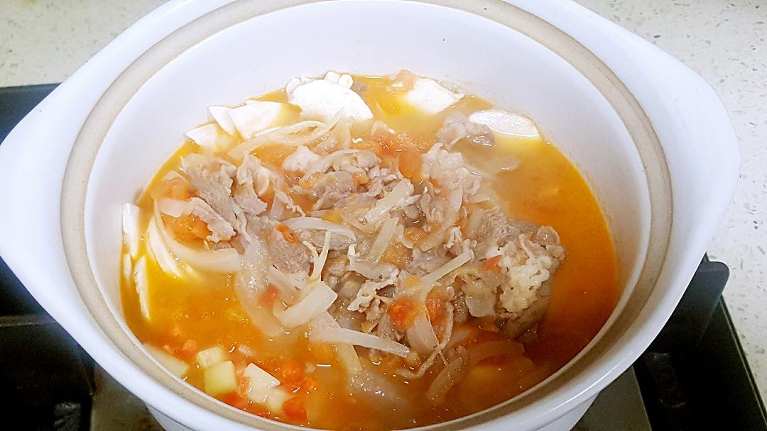 宝宝辅食羊肉系列之番茄羊肉锅的做法