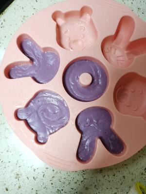 敏宝辅食—紫薯大米蒸糕的做法 步骤5