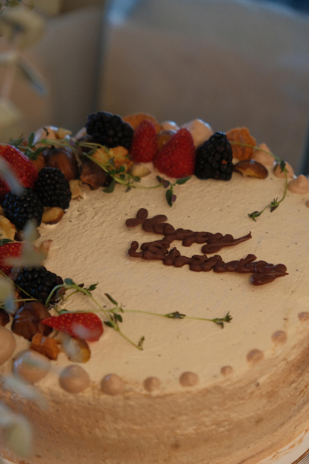 伯爵红茶栗子奶油蛋糕