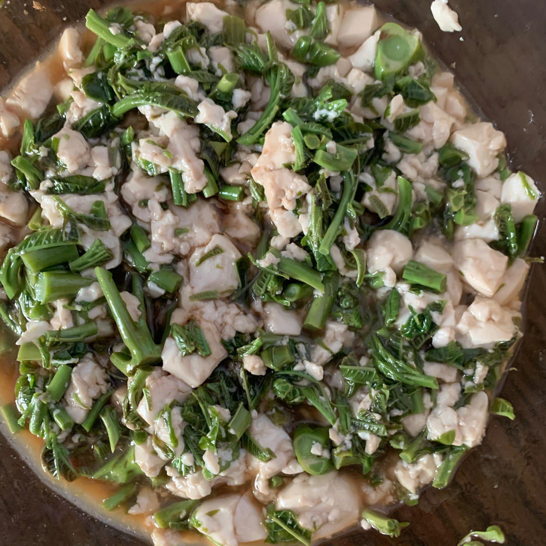 香椿拌豆腐，这才是春天该有的味道